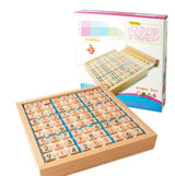 Children Sudoku Chess Beech International Checkers Folding Game Table Toy Gift Learning & Education Puzzle Toy