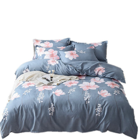 Three-piece fall/winter bed quilt cover