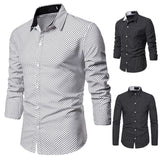 Dot casual long sleeve shirt