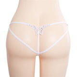 Women's Lace Waist Elastic Panties Thong