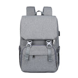 New style double shoulder mommy bag multifunctional USB large capacity diaper bag mommy bag multifunctional large capacity