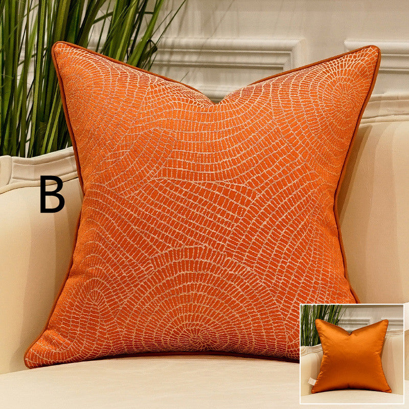 Cushion Queen Light Luxury Throw Pillow Model Room Living Room Sofa Cushion Bedside Bay Window Modern Pillow Case Backrest Waist Pillow