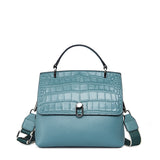 The First Layer Cowhide Bag Women's All-match Leather Women's Bag Pattern Messenger Bag