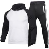 Men's Raglan Sleeve Sports Suit Stitching Sweater