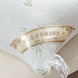 New bamboo fiber feather velvet pillow super soft three-dimensional pillow hotel hotel student single pillow