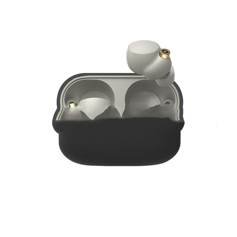 Compatible with Apple, Suitable For   WF-1000XM4 Bluetooth Headset Protective Cover  Silicone Shell Charging Warehouse Storage Bag
