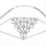 Full Heart Shape Rhinestone Underpants