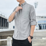Corduroy Langærmet skjorte til mænd