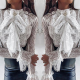 Tight lace long sleeve top