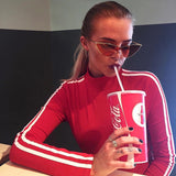 Langærmet sweater med bogstavtryk