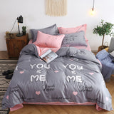 Four-piece bedding quilt cover and pillowcase