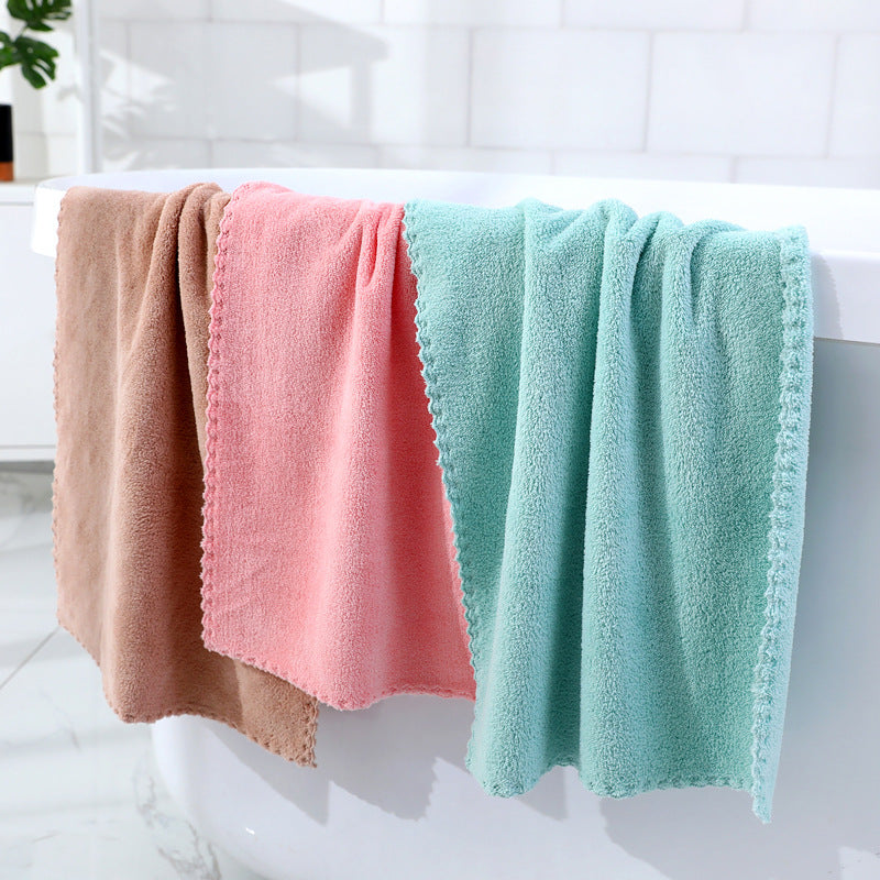 Household Absorbent Coral Fleece Towel