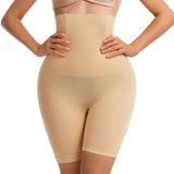High-waisted abdomen and hip shaping pants