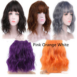 Women's Chemical Fiber High Temperature Silk Short Twist Braid Headgear