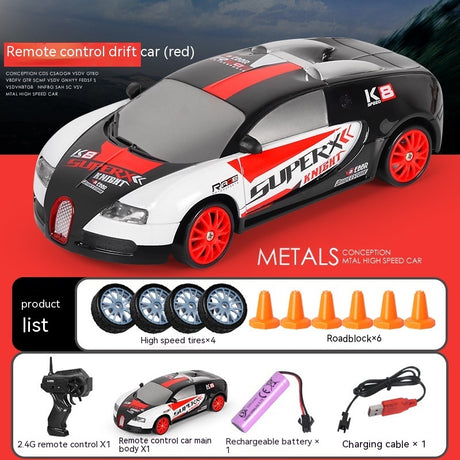 Remote Control Car Four-wheel Drive Drift Racing Car With Light Spray Boy Toy Remote Control Toy Car