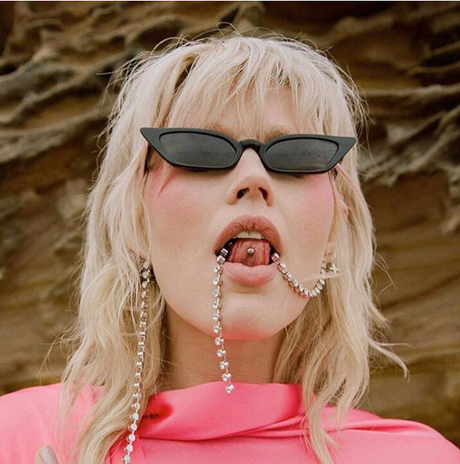 Vintage Sunglasses WomenEye Luxury Brand Designer Sun