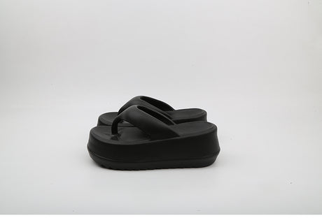 Thick Soled Flip-flops For Female Summer Wear Small High Heel Sandals
