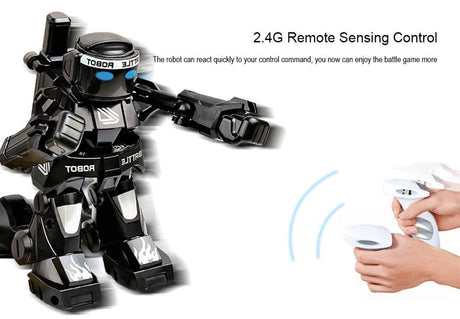 RC Robot 777-615 Battle 2.4G Mini Smart Robots Battle Toy For Boys Sense Remote Control Simulation Sound Light Body Toys