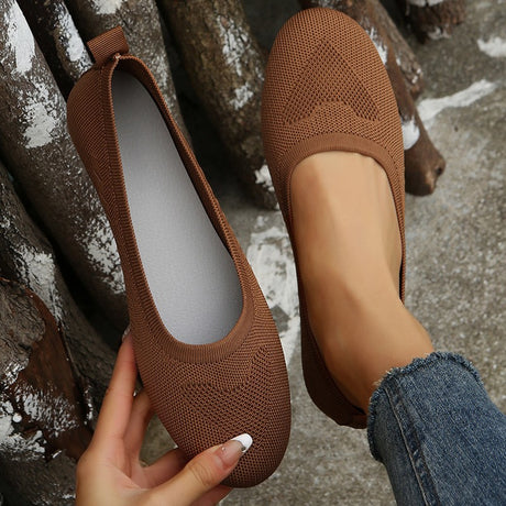 Women's Loafers Casual Slip On Mesh Shoes Flats