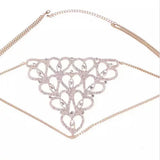 Full Heart Shape Rhinestone Underpants