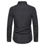 Dot casual long sleeve shirt