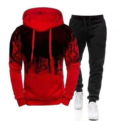 Ink printing fashion trend sweater long sleeves
