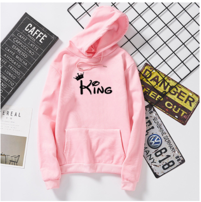 Long sleeve printed hooded sweatshirt