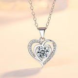 All-match Cold Wind Heart-shaped Female Pendant