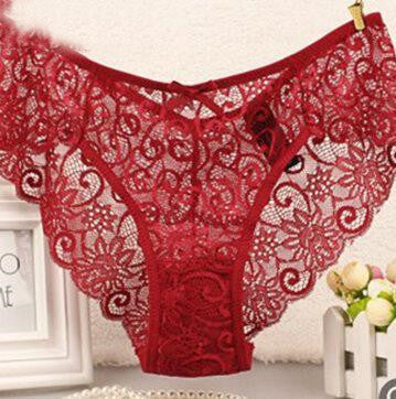 Sexy Lace Lace Transparent Underpants Lady