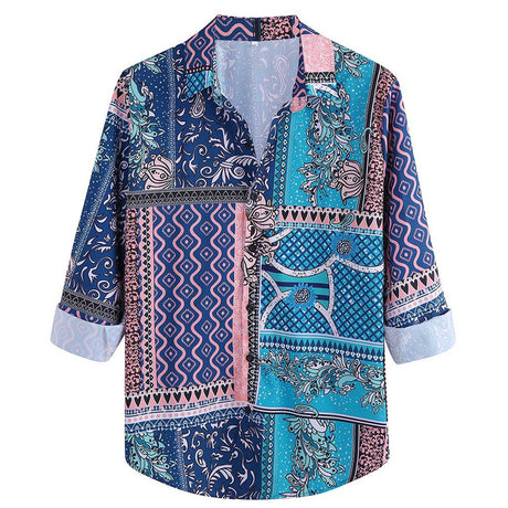 Printed long sleeve shirt