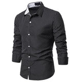 Dot casual long sleeve shirt