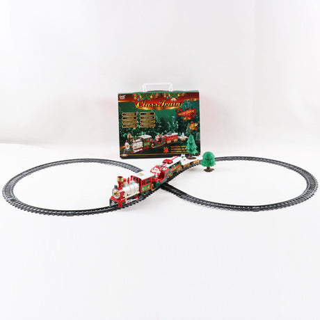Christmas Electric Rail Car Train Toy Children's Electric Toy Railway Train Set