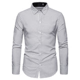 Dot casual long sleeve shirt