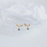 Zircon earrings temperament star earrings