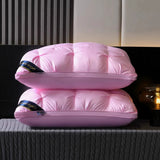 Pillow Twisted Flower Bread Pillow Cervical Support Feather Velvet