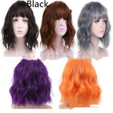 Women's Chemical Fiber High Temperature Silk Short Twist Braid Headgear