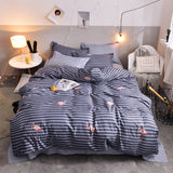 Four-piece bedding quilt cover and pillowcase