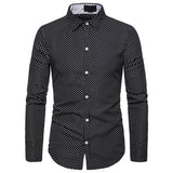 Dot casual long sleeve shirt
