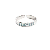 PLAYER Couple Men And Women Luminous Ring