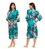 Satin Robes for Brides Wedding Robe Sleepwear Silk