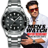 Men's Watch Relojes De Hombre Stainless Steel Quartz Luminous Classic Watches