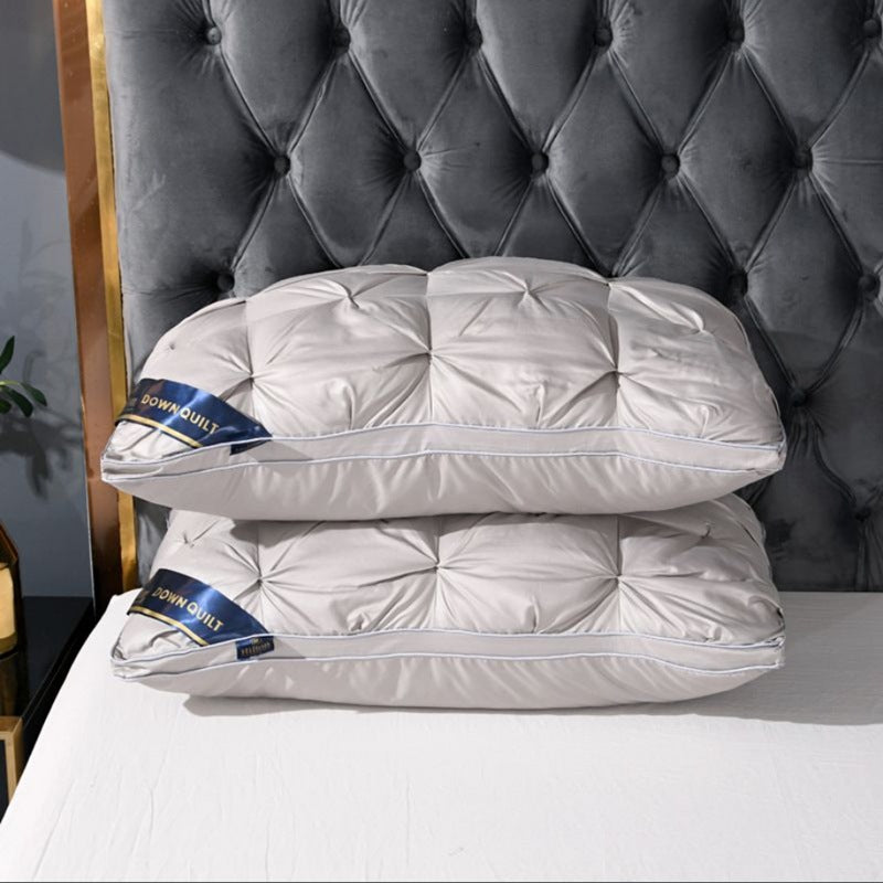 Pillow Twisted Flower Bread Pillow Cervical Support Feather Velvet