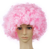 New Afro Rainbow Color Wig Head Cover