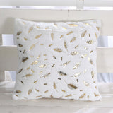 Sofa Plush Bronzing Cushion Solid Color Pillow Bay Window Suitable