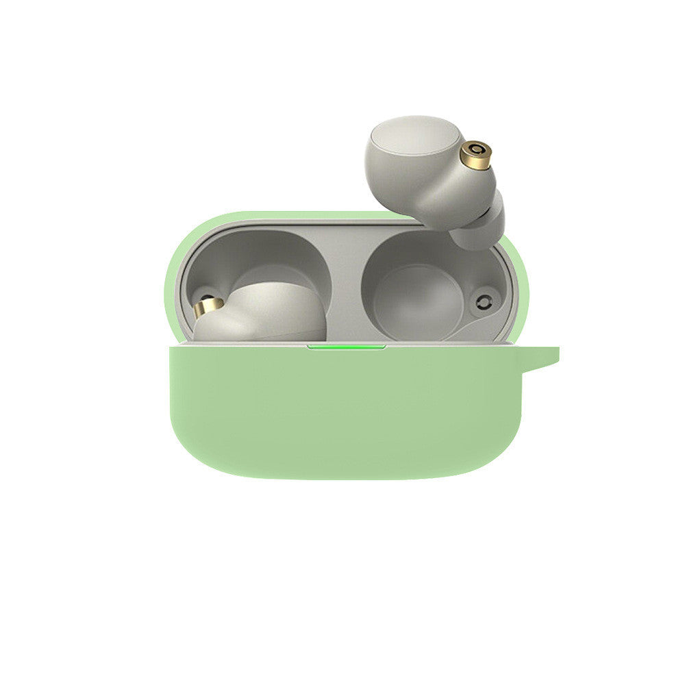 Compatible with Apple, Suitable For   WF-1000XM4 Bluetooth Headset Protective Cover  Silicone Shell Charging Warehouse Storage Bag