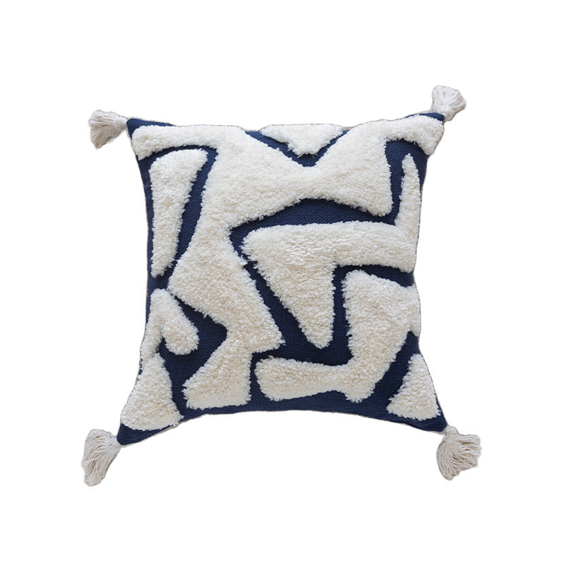 Nordic Style Sofa Pillow Cases Soft And Comfortable Fashion Simple And Compact Cotton Pillow Case