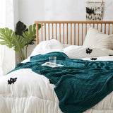 Cotton Blanket Sofa Towel Quilt Summer