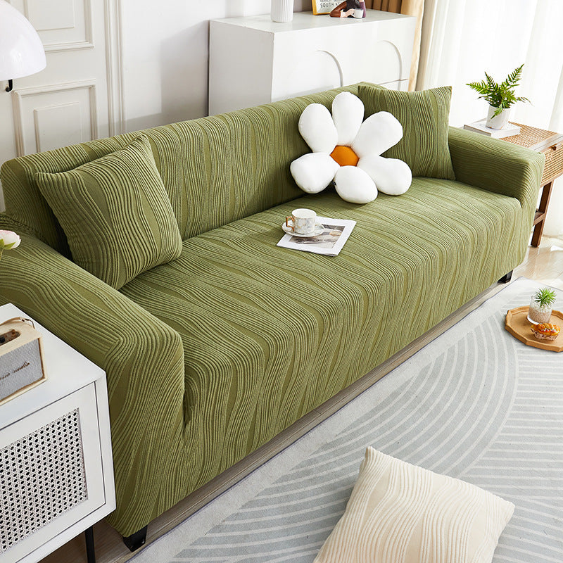 Jacquard Velvet Stretch Sofa Cover All-inclusive Sofa Cover