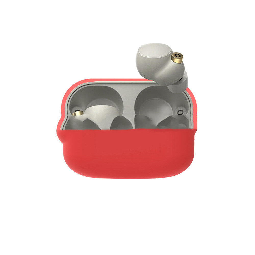 Compatible with Apple, Suitable For   WF-1000XM4 Bluetooth Headset Protective Cover  Silicone Shell Charging Warehouse Storage Bag