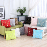 Sofa Plush Bronzing Cushion Solid Color Pillow Bay Window Suitable